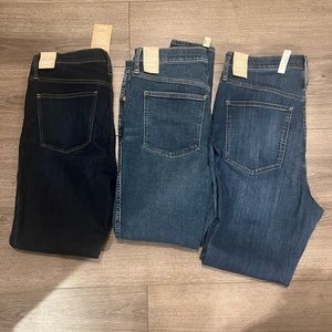 Madewell Jeans Women’s Lot of 3 New size 32 high-rise skinny 9”,  10”, curvy